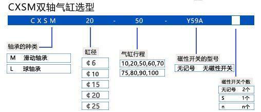 雙軸氣缸選型