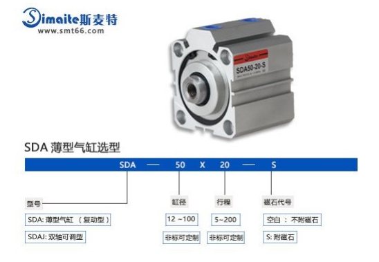 SDA薄型氣缸