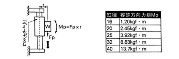 無(wú)桿氣缸垂直安裝