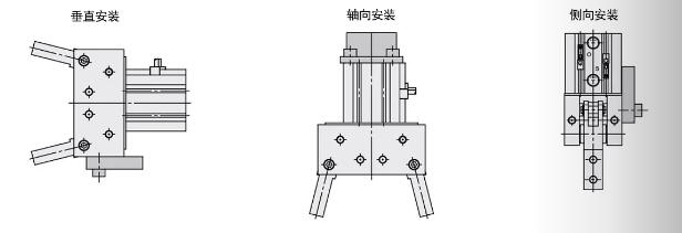 氣動機械夾爪氣缸MHT2安裝形式.jpg